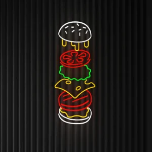 Burger – Neon LED Classic