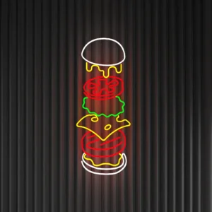 Burger - Neon LED Classic