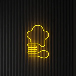 Kochmütze - Neon LED Classic
