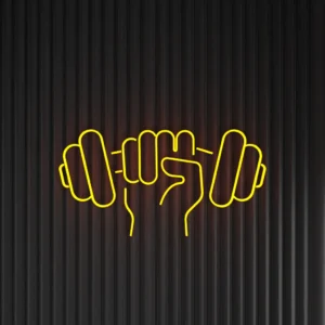 Hanteln - Neon LED Classic