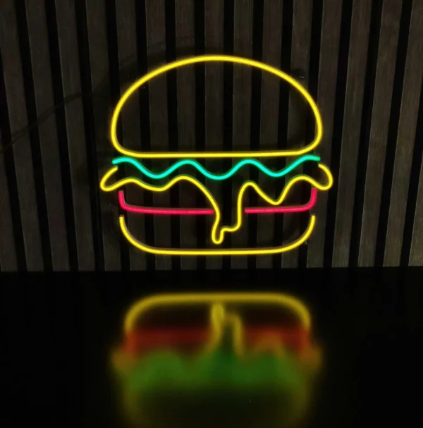 Burger - Neon LED Classic