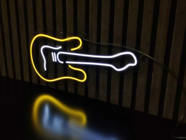 Gitarre - Neon LED Classic – Bild 2