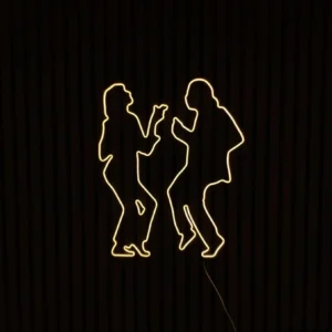 Mrs Wallace and Mr Vega - Neon LED Classic