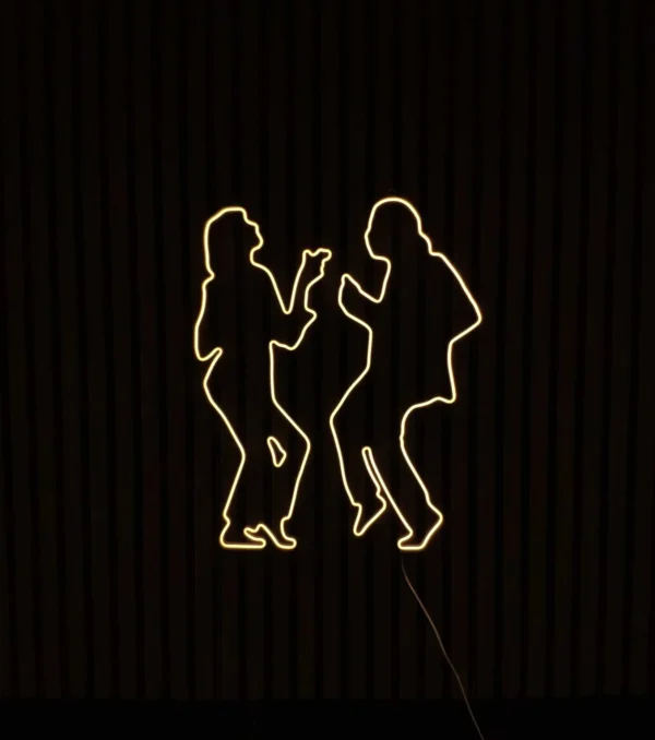 Mrs Wallace and Mr Vega - Neon LED Classic