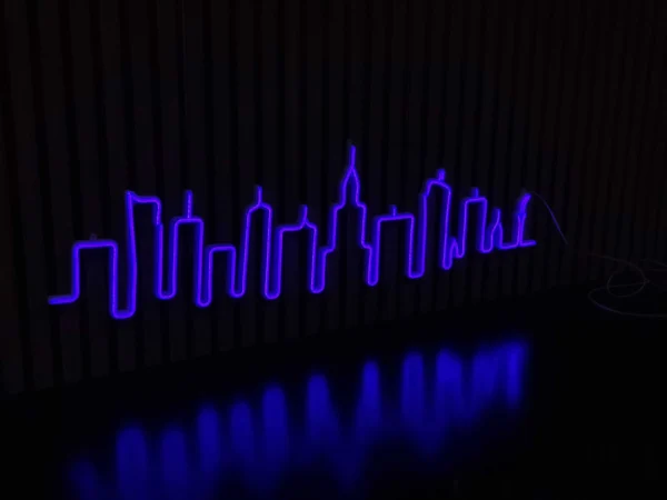 Warszawa Skyline - Neon LED Classic - Image 8