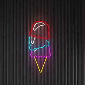 ice-cream  - Neon LED Classic