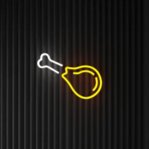 Hähnchenschenkel - Neon LED Classic