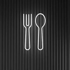 Fork and spoon - Neon LED Classic