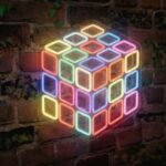 Rubik-kocka - Neon LED Classic