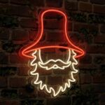 Rumcajs LED neon - český pohádkový loupežník jako svítící nástěnná dekorace | Omineo