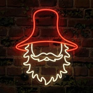 Rumcajs LED neon - český pohádkový loupežník jako svítící nástěnná dekorace | Omineo