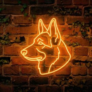 Schäferhund - Neon LED Classic