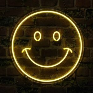Techno-Smiley - Neon LED Classic