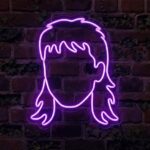 Účes Pepík LED neon - humorný český motiv jako neonová dekorace | Omineo